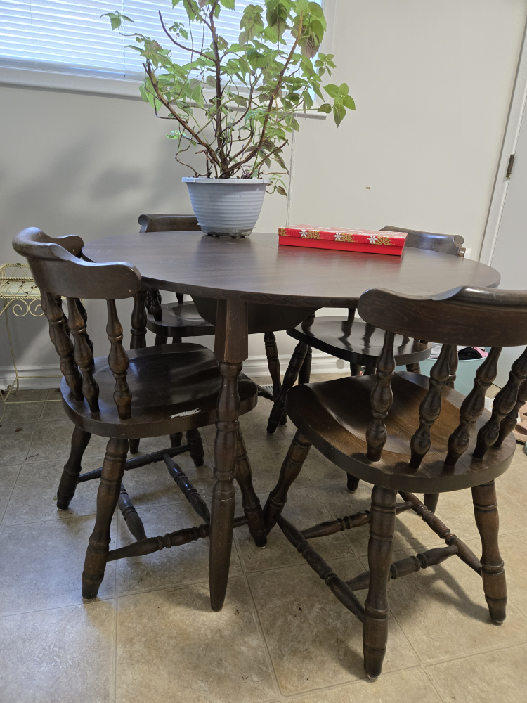 Solid Wood Dining Set kitchen table - photo 2