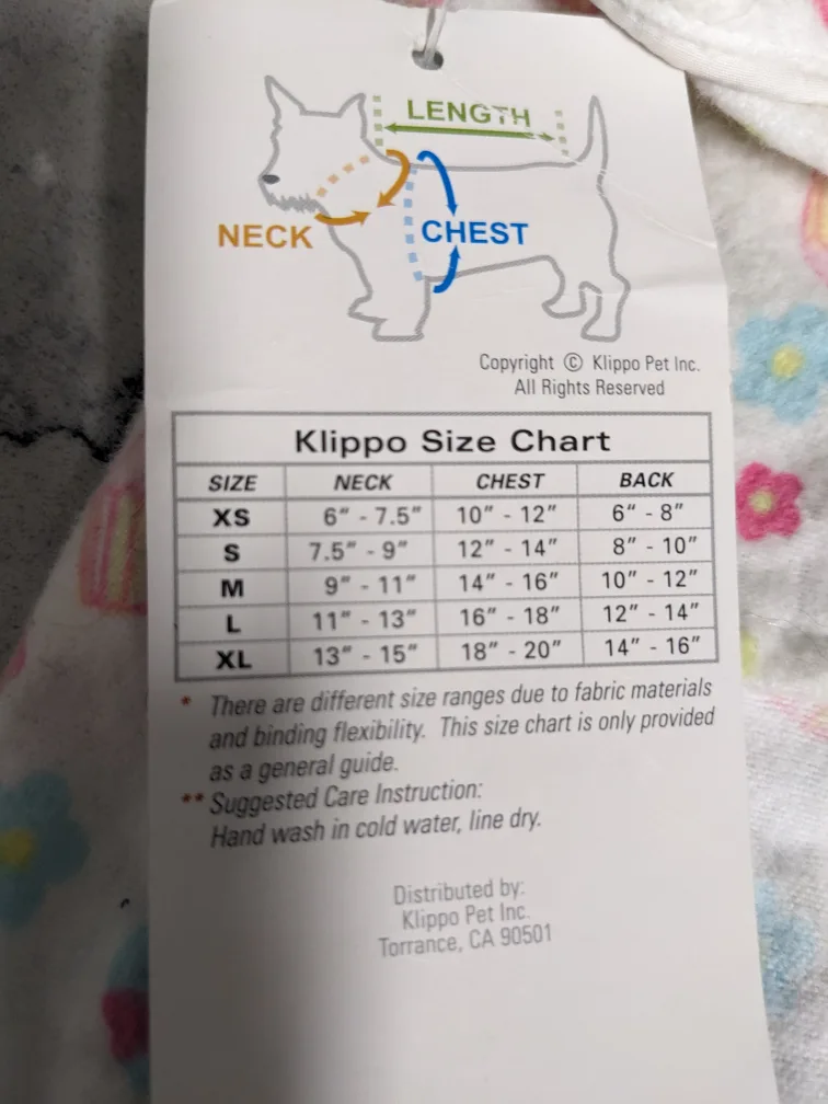 NEW Klippo Dog PJs M + Pink ceramic bowl image indicator(3)