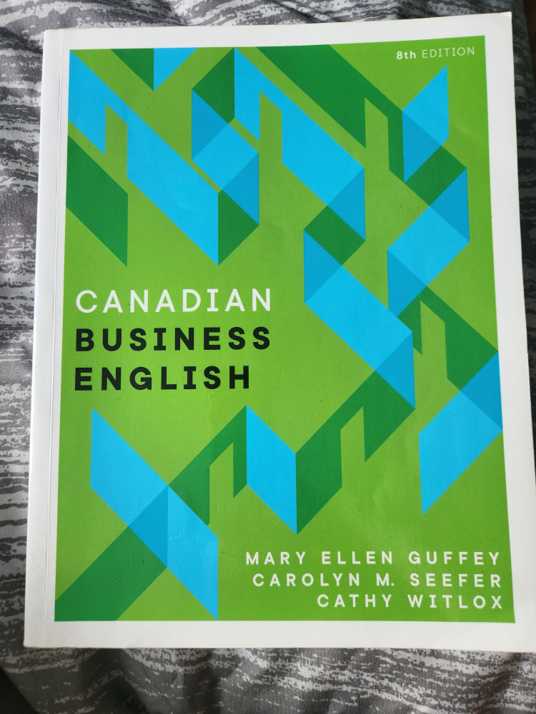 Canadian Business English - 8th Edition Textbook