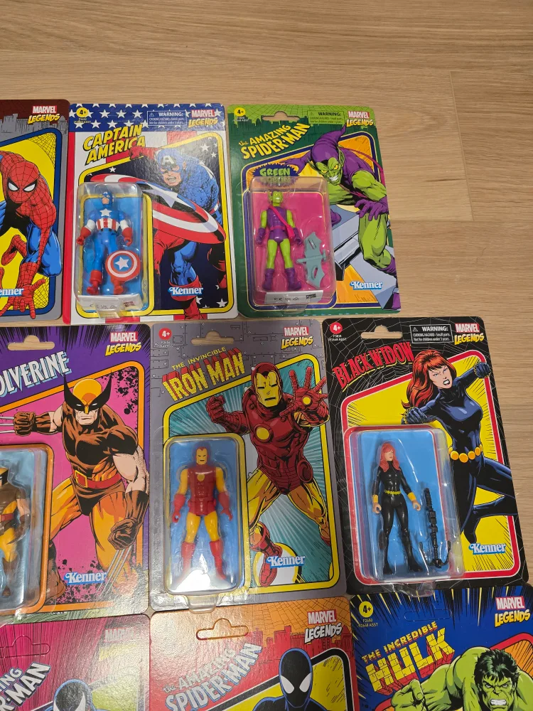 Lot of 11 Retro Marvel Legends 3.75 Inch Action Figure By Kenner image indicator(3)
