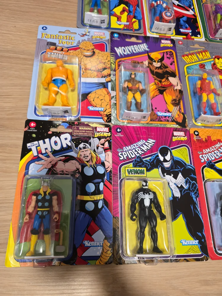 Lot of 11 Retro Marvel Legends 3.75 Inch Action Figure By Kenner image indicator(4)