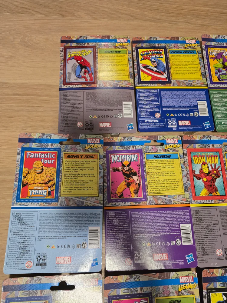 Lot of 11 Retro Marvel Legends 3.75 Inch Action Figure By Kenner image indicator(7)