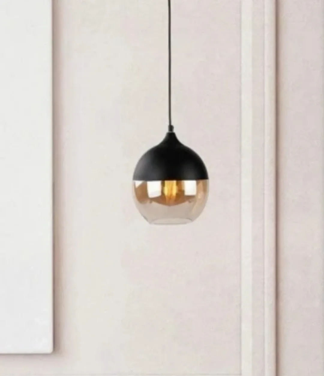 Modern Glass Globe Pendant Light Fixture image indicator(2)