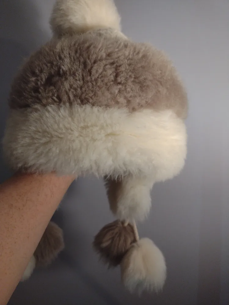 Adorable Faux Fur Pom Pom Toque image indicator(2)