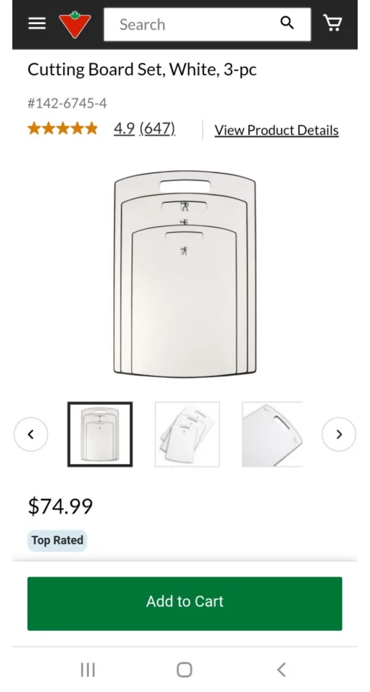 Henckels Anti-Bacterial Reversible Cutting Board Set (3-pc) image indicator(6)