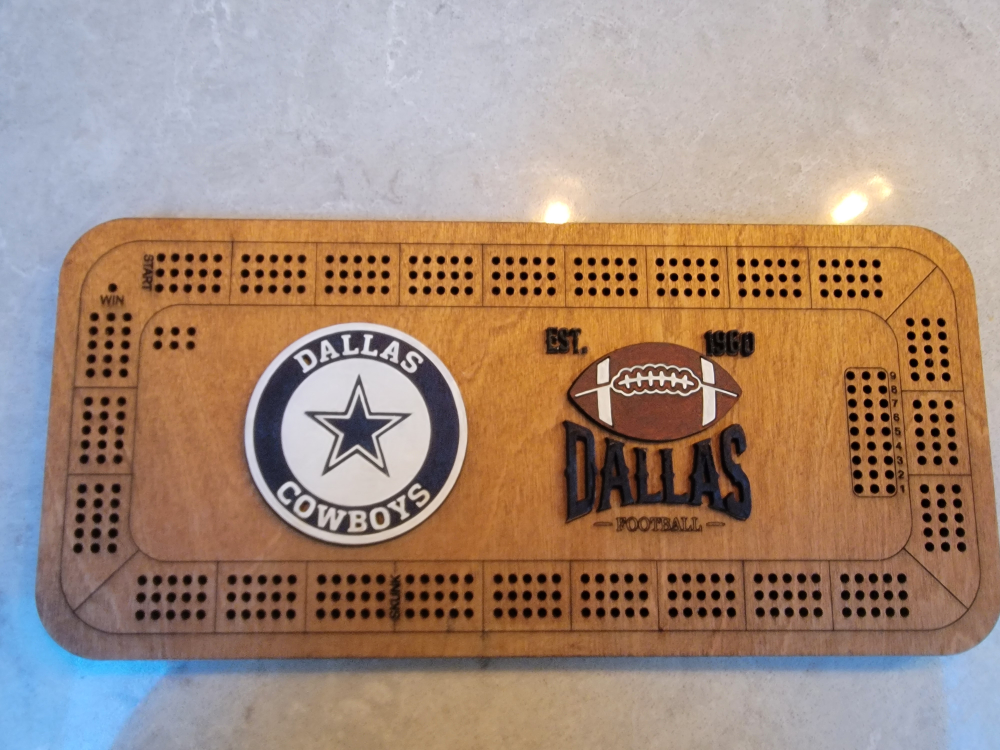 Dallas Cowboys Cribbage Board Game - photo 4