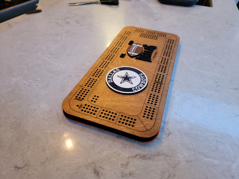 Dallas Cowboys Cribbage Board Game - photo 5
