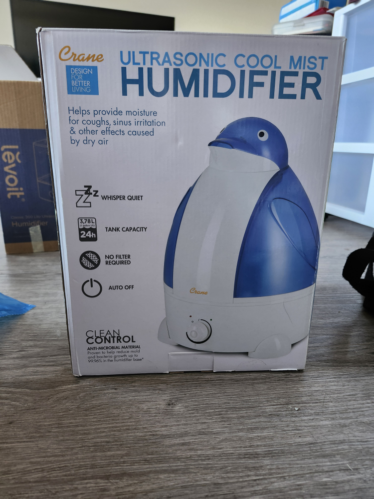 Crane Ultrasonic Cool Mist Humidifier - Penguin Design