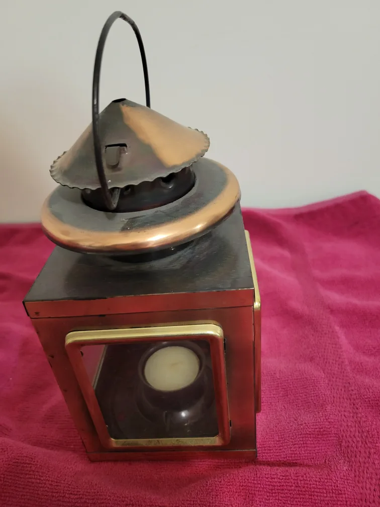 Antique Copper and Brass Lantern image indicator(2)