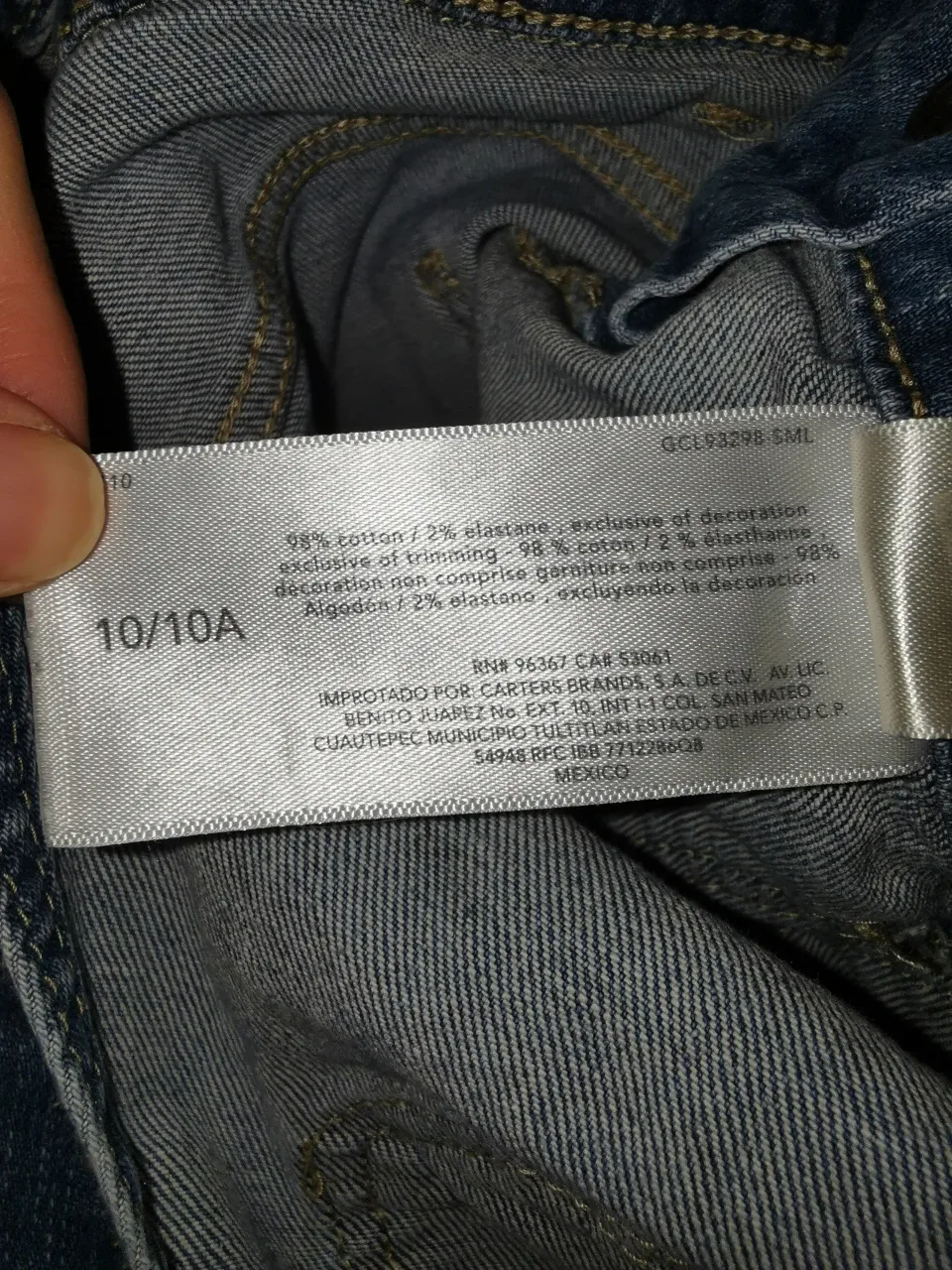 Girls' OshKosh B'Gosh Denim Overalls - Size 10a image indicator(10)