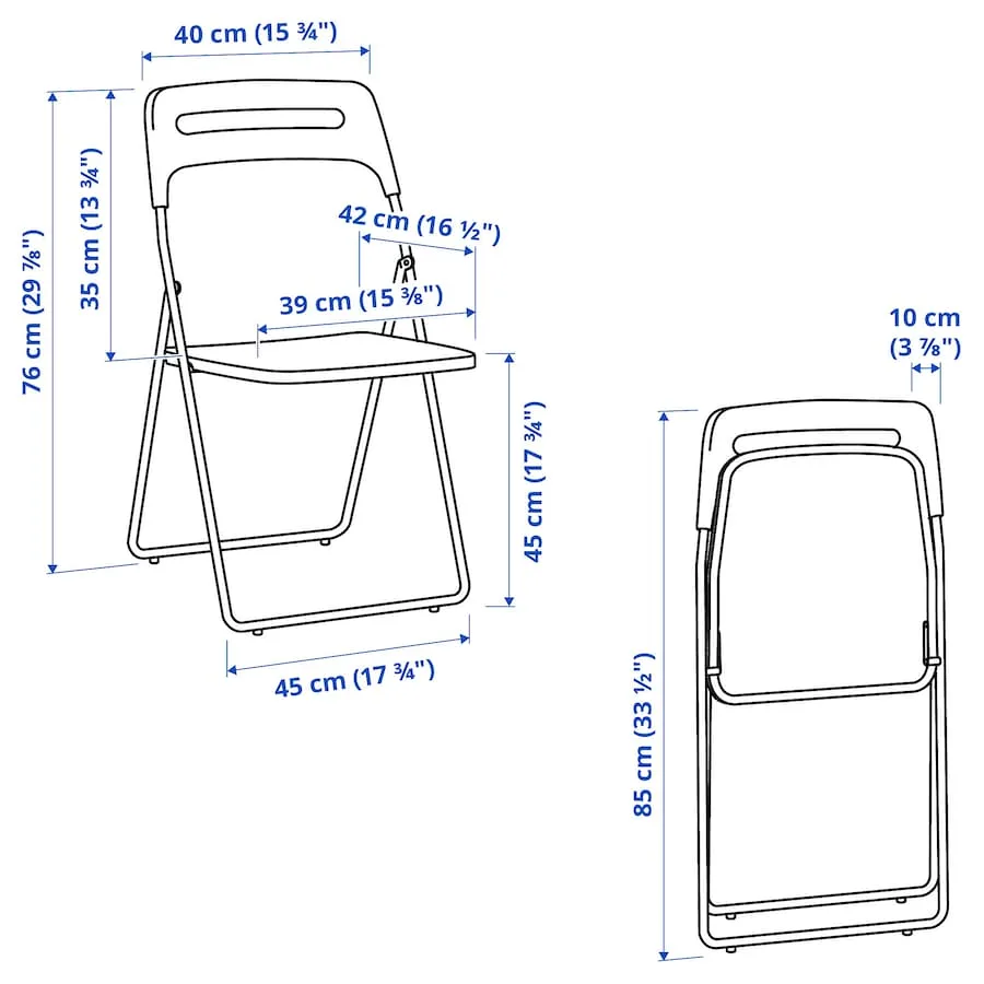 Set of 4 Nice Folding Chairs image indicator(2)