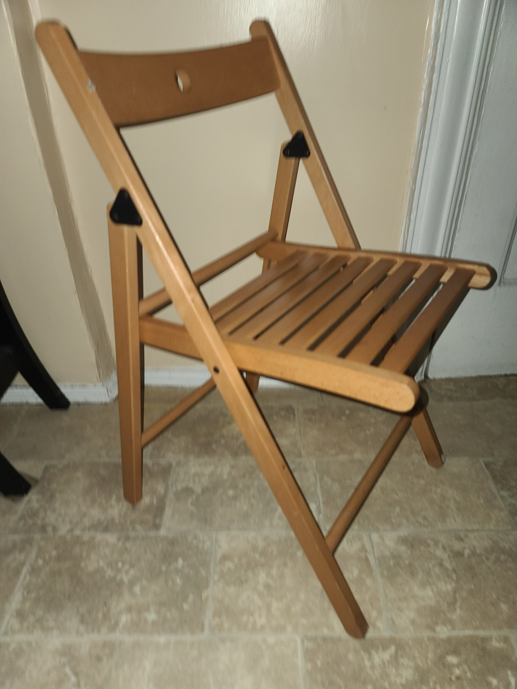 2 Wooden Folding Chair - photo 2