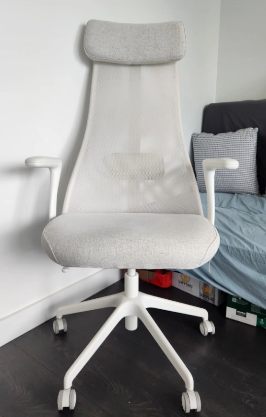 IKEA JÄRVFÄLLET Office Chair - Grann White