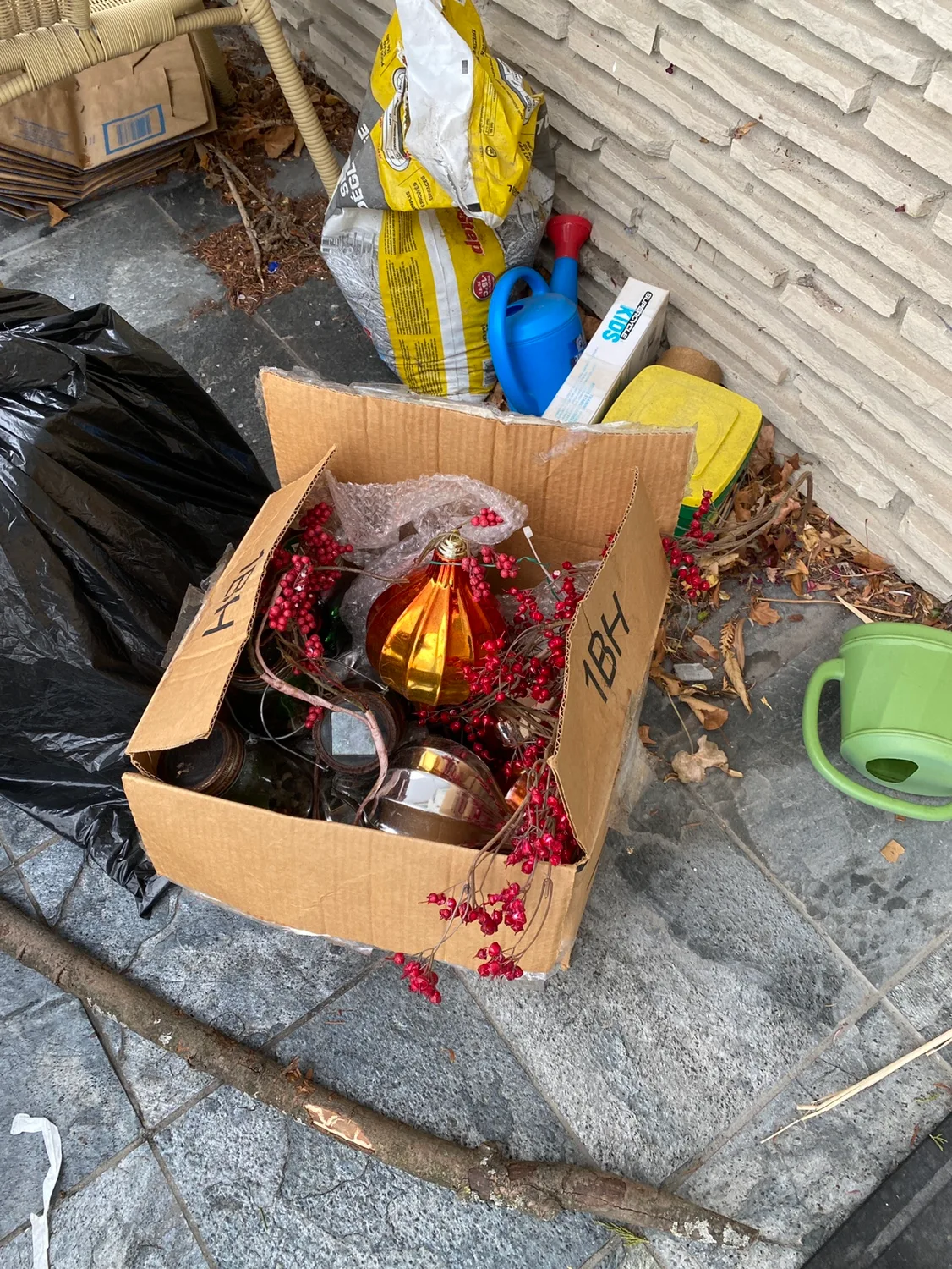 Box of Christmas Decorations and Assorted Items image indicator(2)