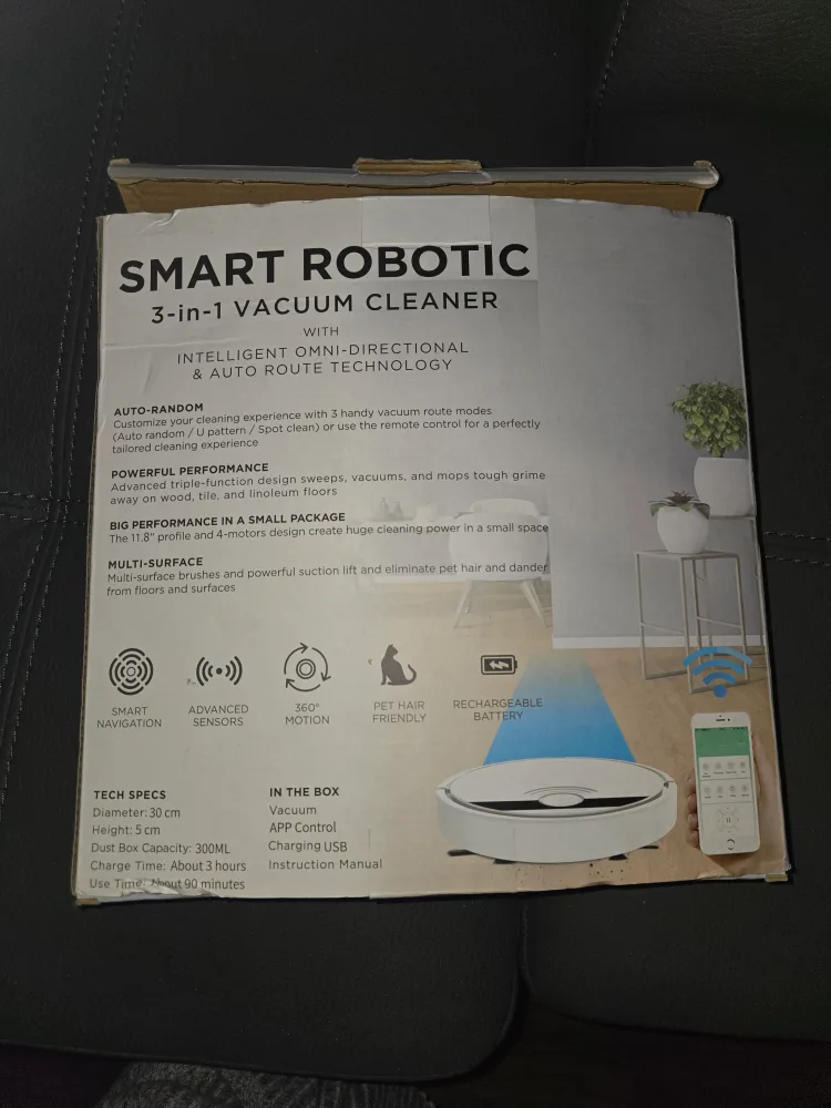 Smart Robotic 3-in-1 Vacuum Cleaner image indicator(3)