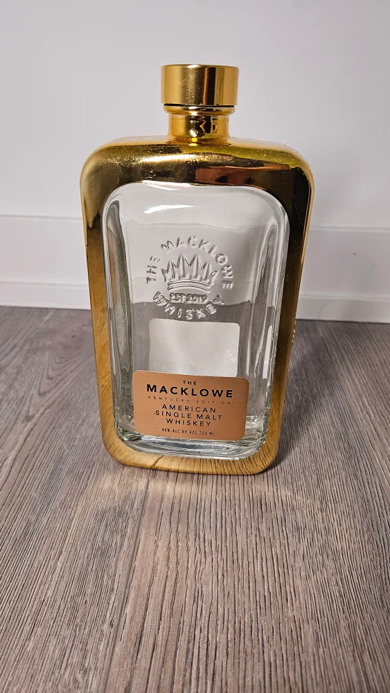 The Macklowe American Single Malt Whiskey in Gold Bottle thumbnail