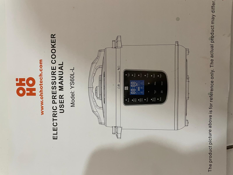 OHHO 6 qt Electric Pressure Cooker + Air Fryer - photo 4