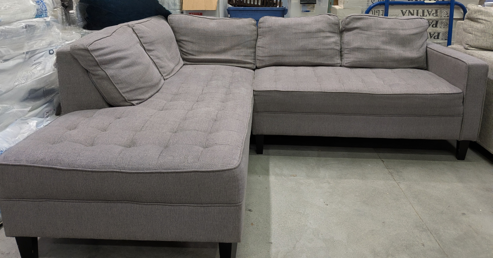 BEAUTIFUL GREY SECTIONAL.FREE DELIVERY!!! - photo 2