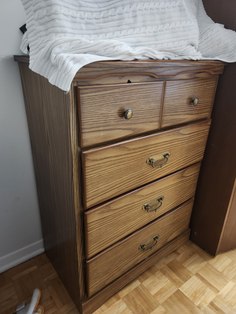 Wooden Four-Drawer Chest