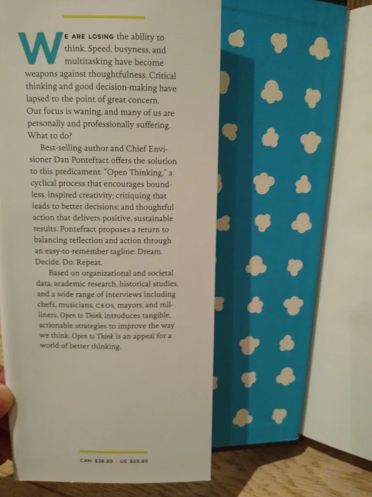 Open to Think - Book by Dan Pontefract image indicator(2)