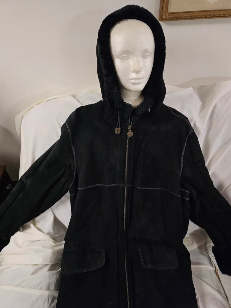 New! WOMEN'S SAG HARBOR GENUINE SUEDE JACKET image indicator(3)