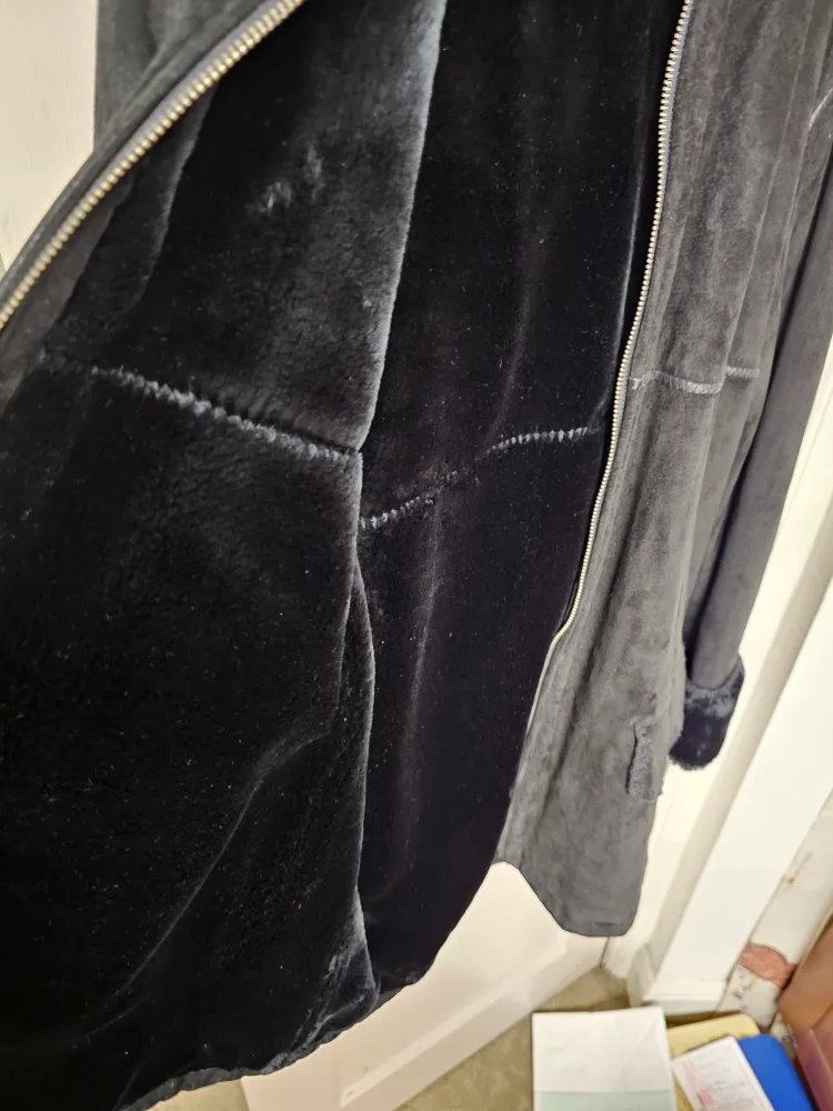 New! WOMEN'S SAG HARBOR GENUINE SUEDE JACKET image indicator(6)