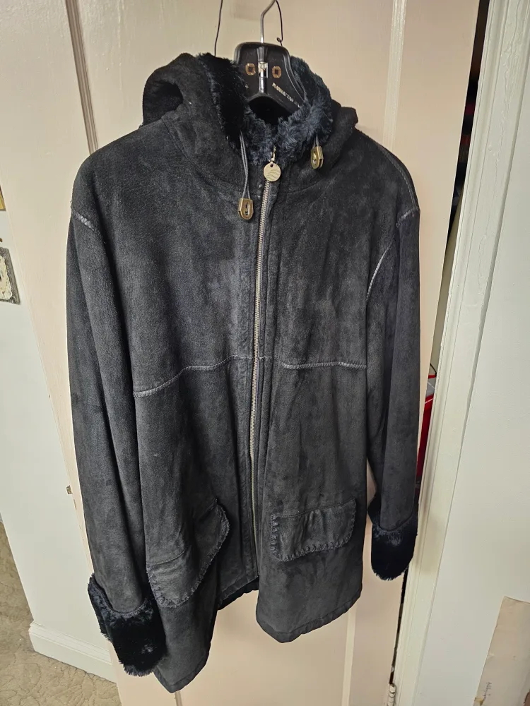 New! WOMEN'S SAG HARBOR GENUINE SUEDE JACKET image indicator(7)