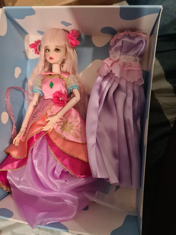 BUBBLEGUM PRINCESS BJD DOLL 1/6 - PINK HAIR AND GOLDEN EYES image indicator(10)