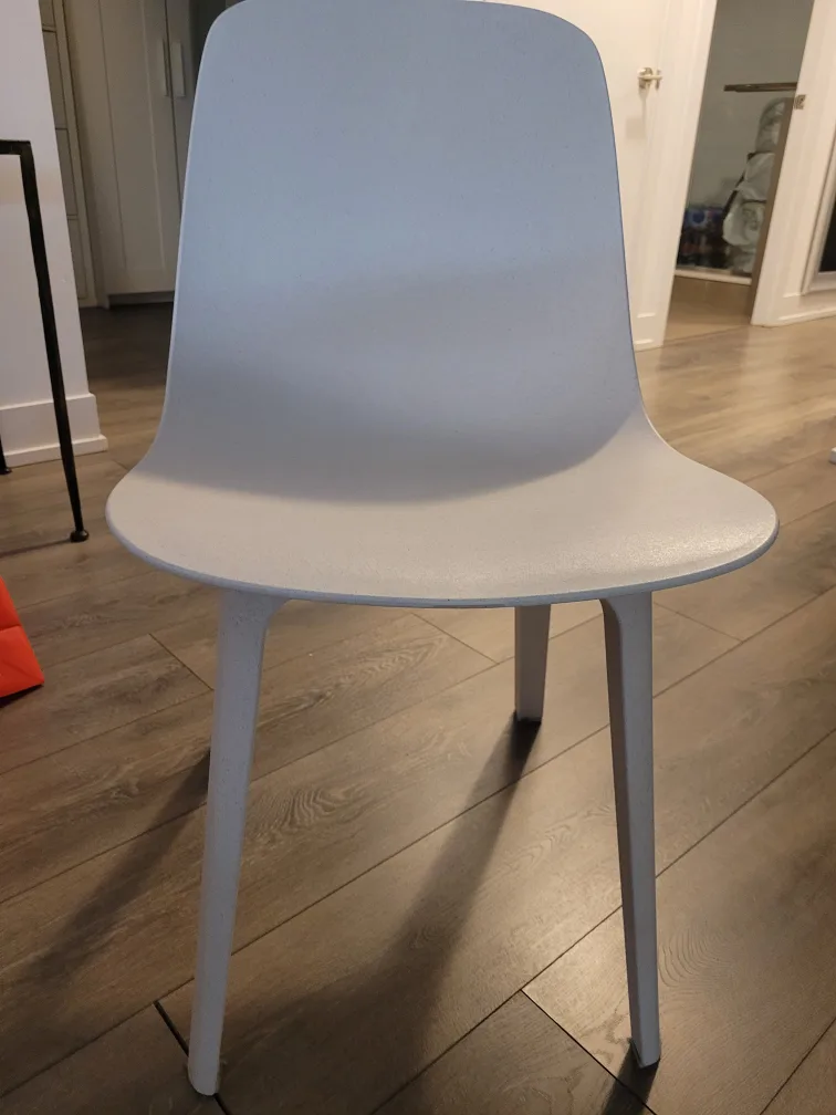 Off-white Plastic Dining Chair image indicator(3)