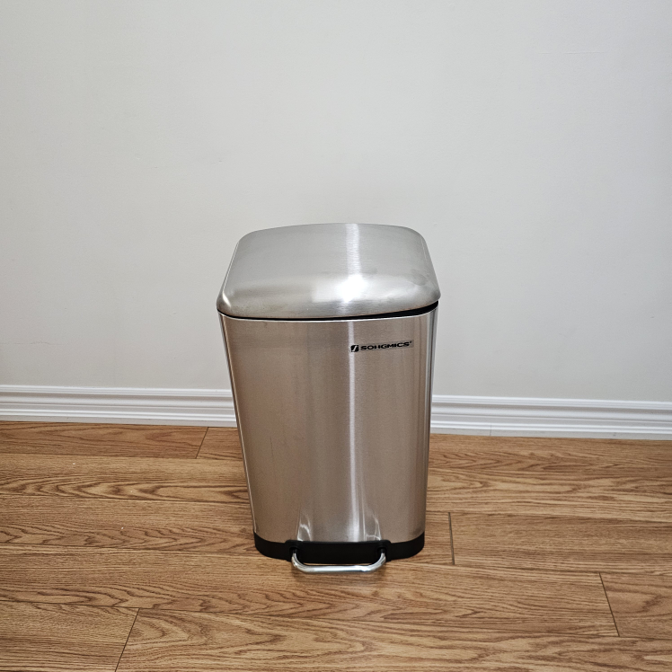Songmic Stainless Steel Step Trash Can - photo 2