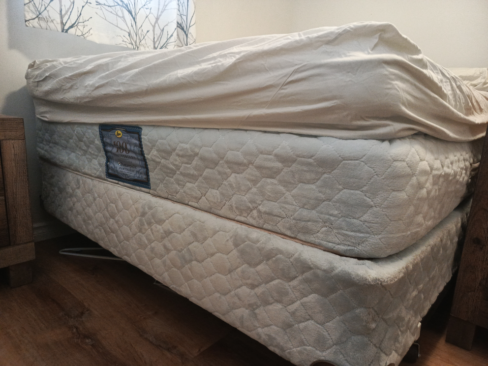 Leon's QUEEN Sized Mattress Set with FREE rolable Frame - photo 3