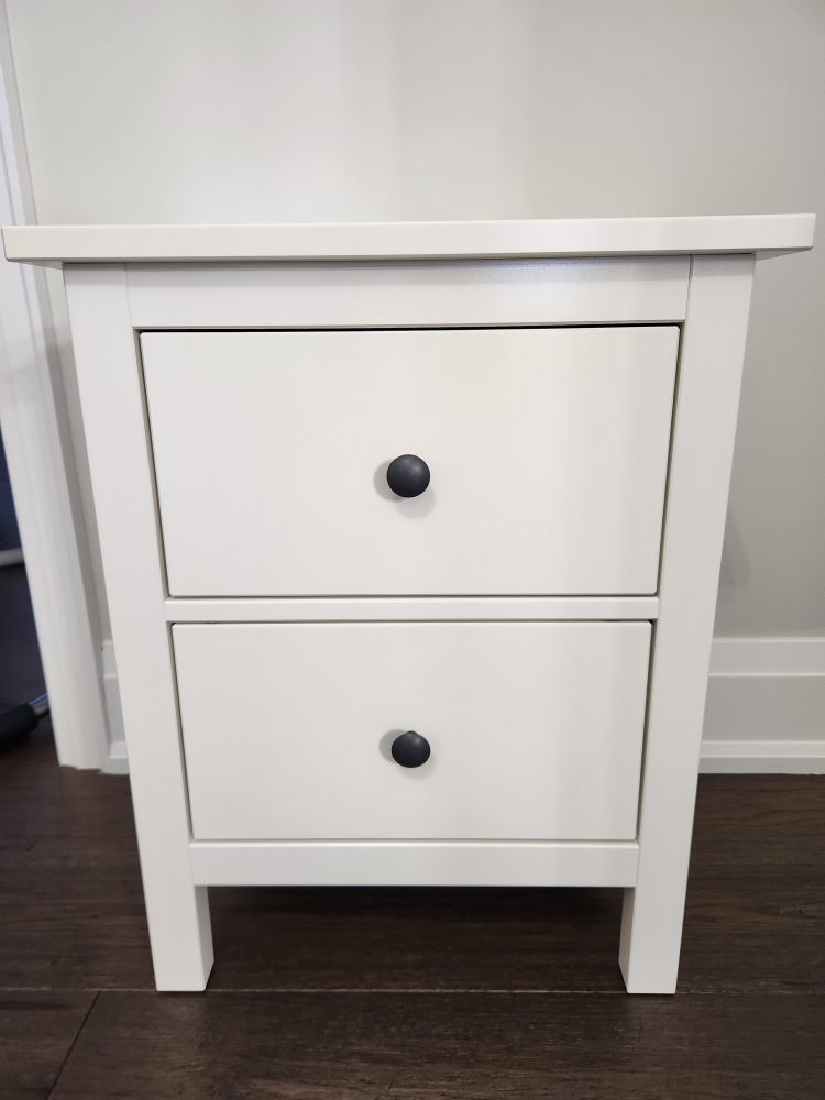 IKEA Two-Drawer Nightstand - White