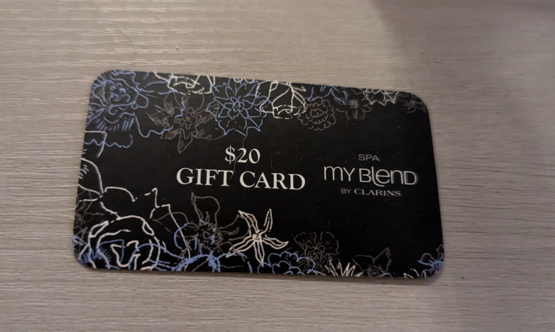 $20 Spa My Blend by Clarins Gift Card