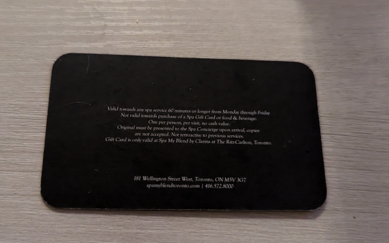 $20 Spa My Blend by Clarins Gift Card - photo 2