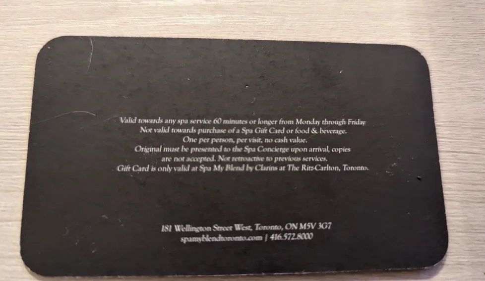 $20 Spa My Blend by Clarins Gift Card image indicator(3)