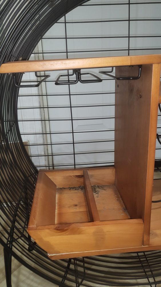 Mid-Century Modern Round Wine Rack - photo 3