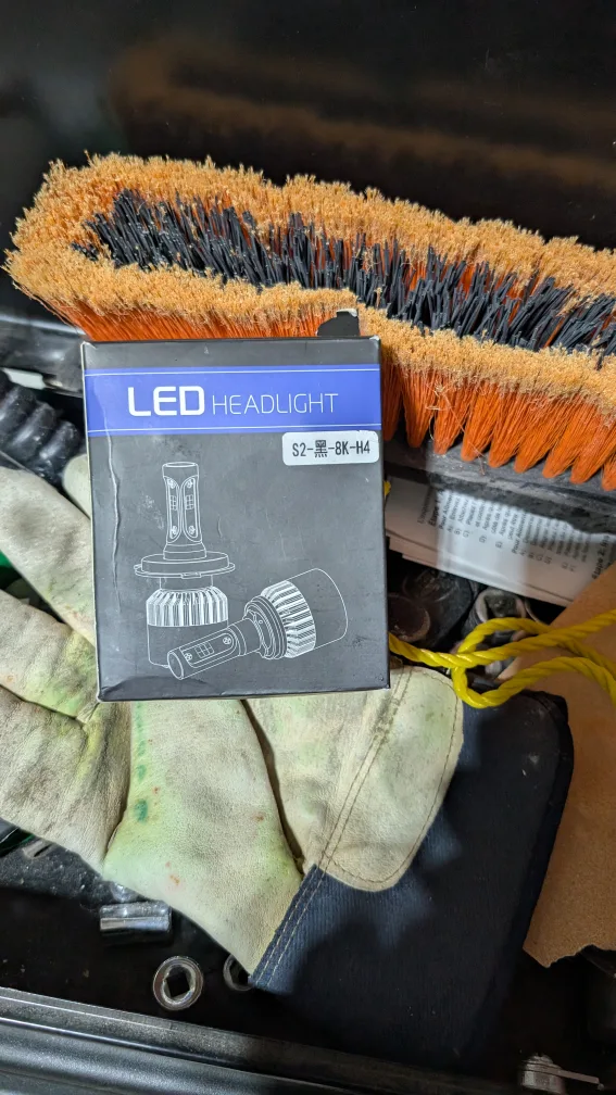 💚👀-WWOOWW- LED Headlight Bulbs H4 FCFS image indicator(2)