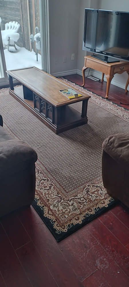 Vintage Wooden TV/Coffee Table with Storage - photo 2