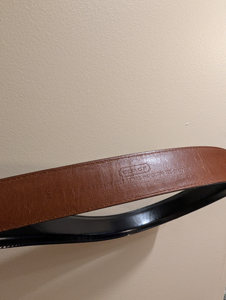 Coach Leather Belt - photo 2