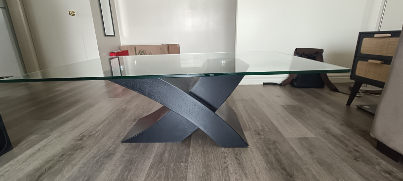 Modern Glass Top Coffee Table - photo 2