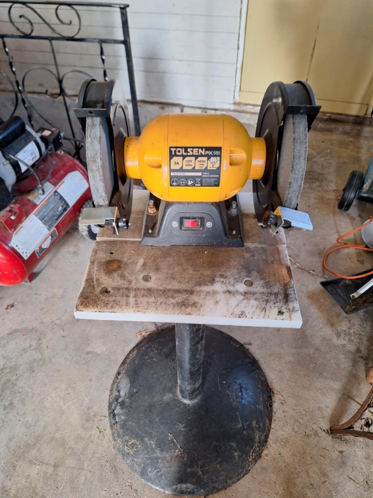 Tolsen Bench Grinder with Stand - photo 2
