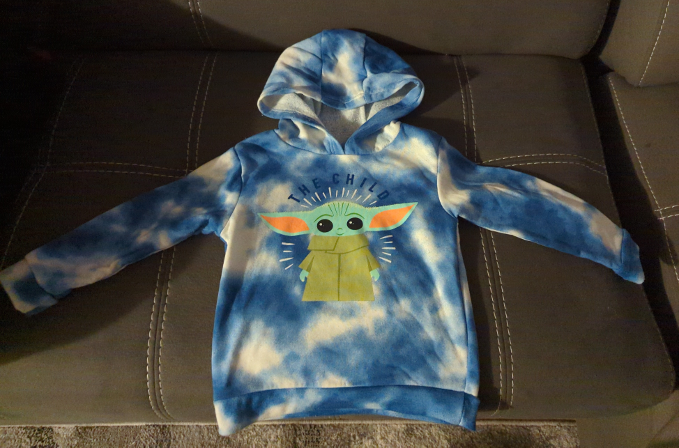 Toddler The Child Tie-Dye Hoodie size 5