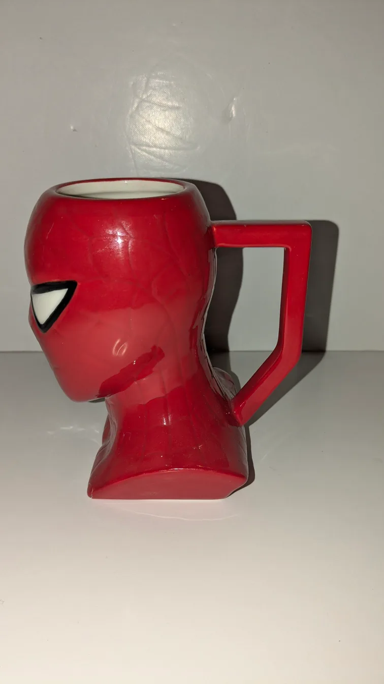 Spiderman Head Shaped Mug - Marvel licensed -  Vintage image indicator(3)