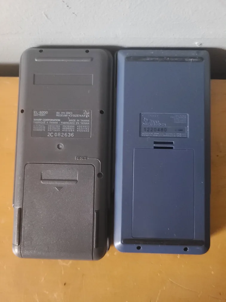 Texas Instruments TI-81 Graphing Calculator Sharp EL-9200 image indicator(3)