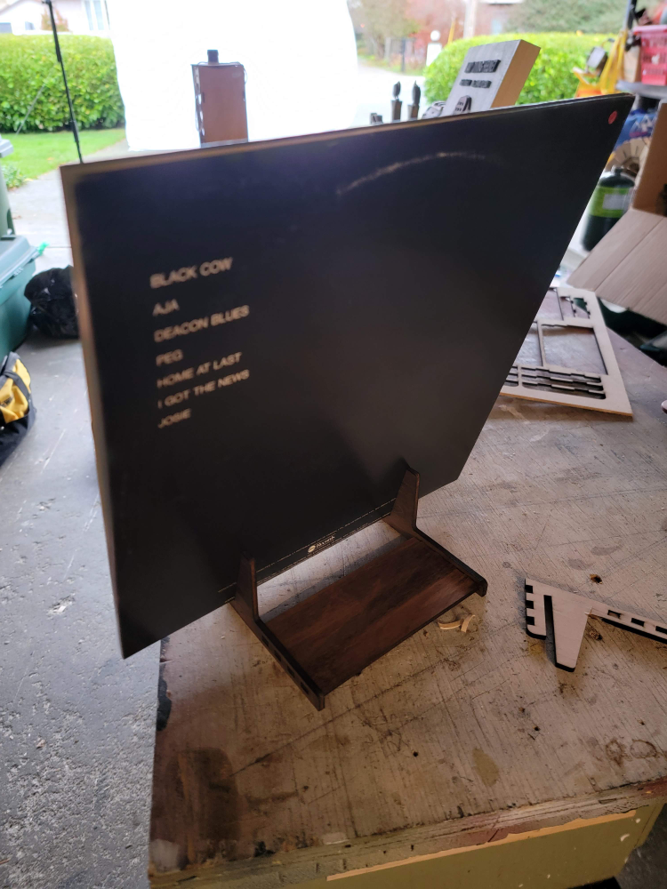 Now Playing Wooden Sign for Vinyl LP Records - photo 3