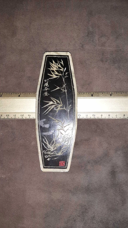Unique Hand-painted Asian-inspired Bookmark