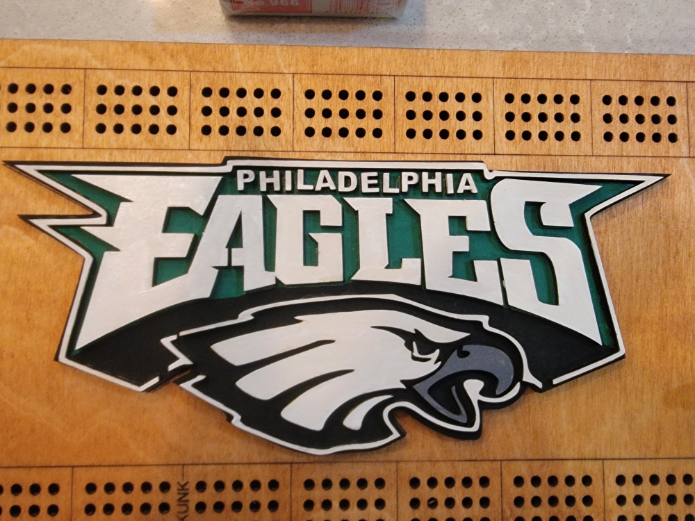 Philadelphia Eagles Cribbage Board - photo 4