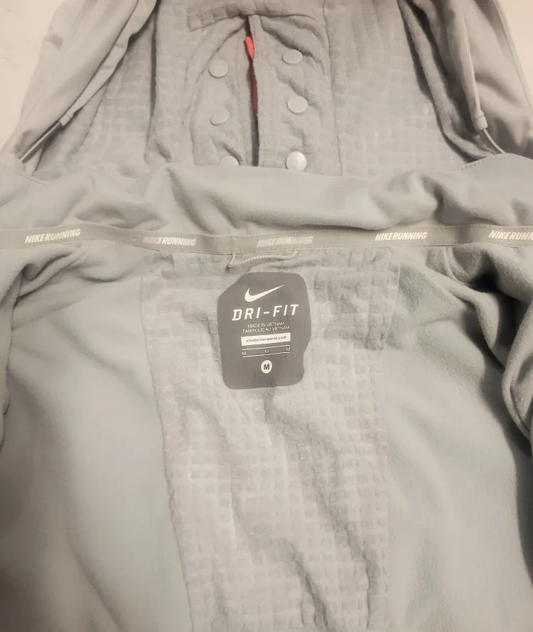 Nike Dri-FIT Women's Running Jacket - Size M - Light Grey image indicator(3)