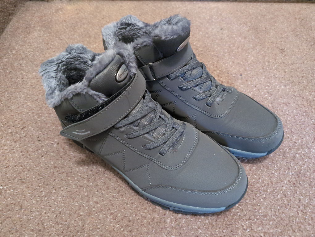 Cozy Grey Winter Boots