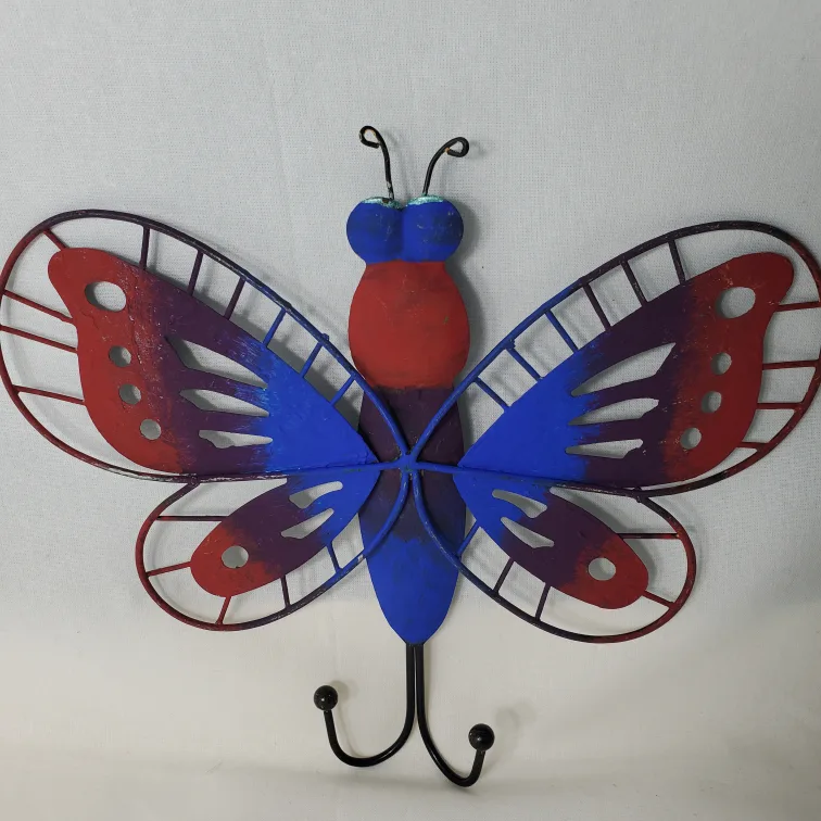 Metal Butterfly Wall Hook set of 2 image indicator(2)